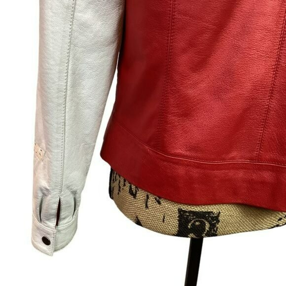 Dale Earnhardt Jr. NASCAR Womens Leather Jacket By Wilsons - Medium - Picture 4 of 15